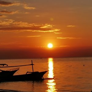 gili air sunset view